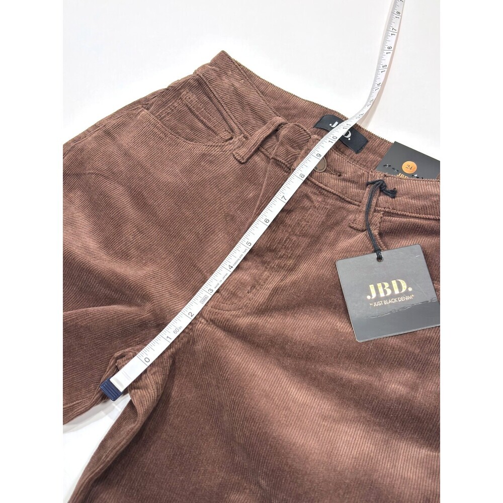 Just Black Denim JBD Brown Corduroy Wide Leg Pants NWT - Size 24 - Picture 7 of 8